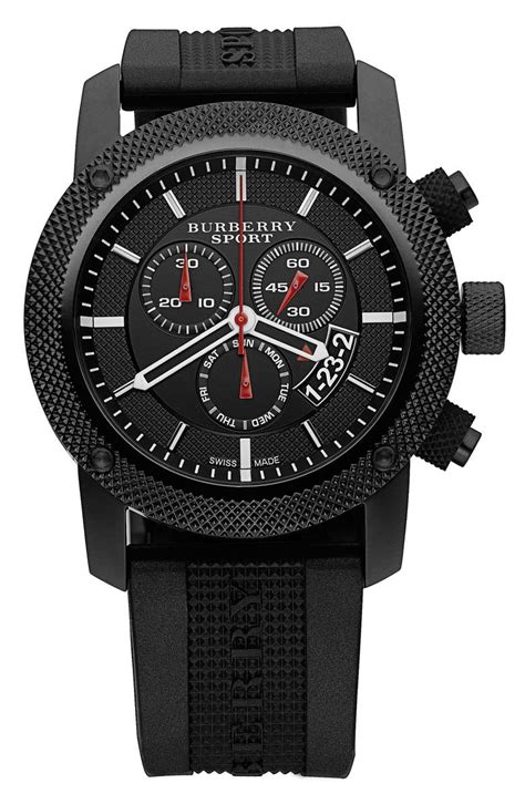 burberry sport watch men|burberry chronograph watch.